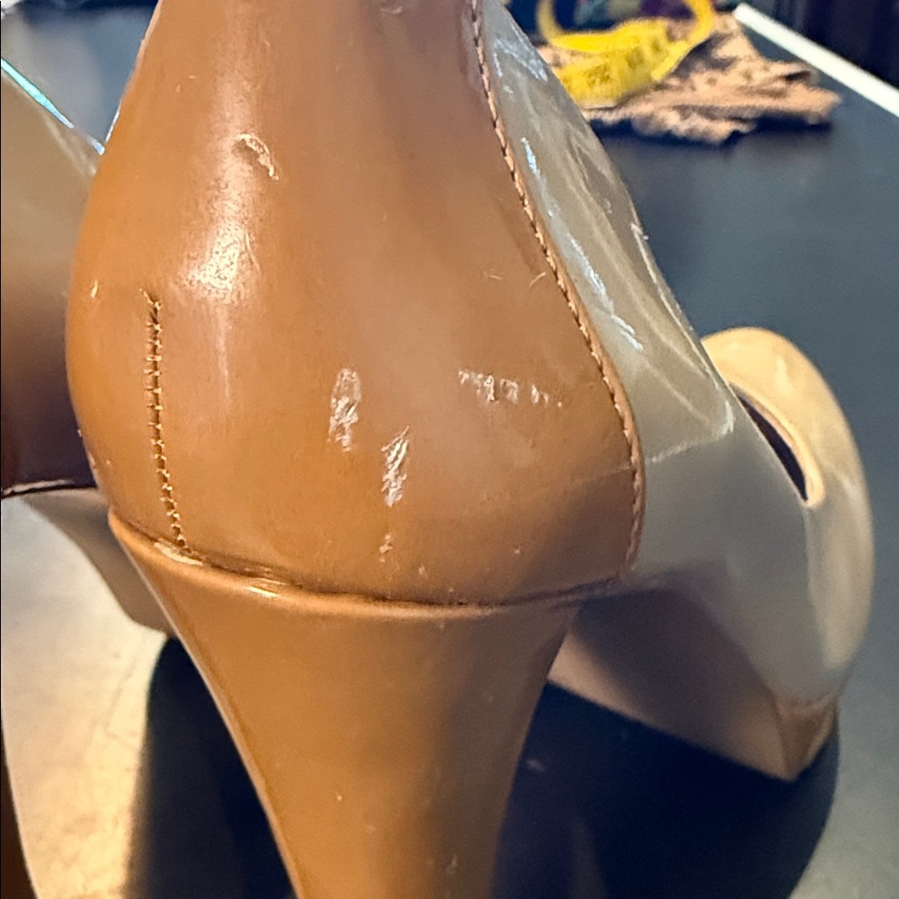 BCBG Paris Nude Patent Leather Platform Pumps
Size 6.5 - Picture 7 of 10